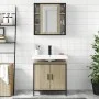 2-teiliges Badezimmermöbelset aus Sonoma-Eichensperrholz von , Badezimmermöbel - Ref: Foro24-3214721, Preis: 134,12 €, Rabatt: %