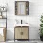 2-teiliges Badezimmermöbelset aus Sonoma-Eichensperrholz von , Badezimmermöbel - Ref: Foro24-3214721, Preis: 136,86 €, Rabatt: %