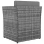 Garden chair with anthracite gray synthetic rattan stool by vidaXL, Garden chairs - Ref: Foro24-48193, Price: 150,96 €, Disco...