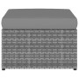 Garden chair with anthracite gray synthetic rattan stool by vidaXL, Garden chairs - Ref: Foro24-48193, Price: 152,53 €, Disco...