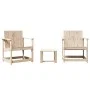 Juego de muebles de jardín 3 piezas madera maciza de pino de , Sillas de jardín - Ref: Foro24-832630, Precio: 96,79 €, Descue...