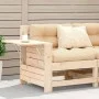 Sofá de jardín con reposabrazo mesa auxiliar madera maciza pino de , Sofás de exterior - Ref: Foro24-844878, Precio: 61,41 €,...