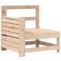 Garden sofa with armrest side table solid pine wood by , Outdoor sofas - Ref: Foro24-844878, Price: 62,18 €, Discount: %