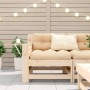 Garden sofa with armrest side table solid pine wood by , Outdoor sofas - Ref: Foro24-844878, Price: 62,18 €, Discount: %