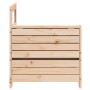 Garden sofa with armrest side table solid pine wood by , Outdoor sofas - Ref: Foro24-844878, Price: 62,18 €, Discount: %