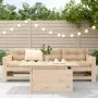 Gartentisch aus massivem Kiefernholz 100x50x75 cm von , Gartentische - Ref: Foro24-844908, Preis: 59,46 €, Rabatt: %