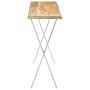 Console table with natural edge solid mango wood 105x33x76 cm by , console tables - Ref: Foro24-372764, Price: 143,49 €, Disc...