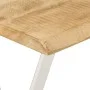 Console table with natural edge solid mango wood 105x33x76 cm by , console tables - Ref: Foro24-372764, Price: 133,18 €, Disc...