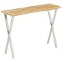 Console table with natural edge solid mango wood 105x33x76 cm by , console tables - Ref: Foro24-372764, Price: 133,18 €, Disc...
