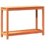 Pflanztisch und Regal aus massivem braunem Holz 108x35x75 cm von , Topfständer - Ref: Foro24-844630, Preis: 91,20 €, Rabatt: %