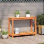Pflanztisch und Regal aus massivem braunem Holz 108x35x75 cm von , Topfständer - Ref: Foro24-844630, Preis: 91,20 €, Rabatt: %