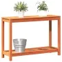 Mesa de plantación y estante madera maciza marrón 108x35x75 cm de , Soportes para macetas - Ref: Foro24-844630, Precio: 89,96...