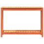 Pflanztisch und Regal aus massivem braunem Holz 108x35x75 cm von , Topfständer - Ref: Foro24-844630, Preis: 91,20 €, Rabatt: %