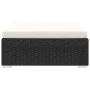 Sectional footrest with 1 unit of black synthetic rattan cushion by vidaXL, Modular outdoor sofas - Ref: Foro24-46802, Price:...