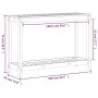 Mesa de plantación y estante madera maciza marrón 108x35x75 cm de , Soportes para macetas - Ref: Foro24-844630, Precio: 89,96...