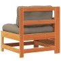Gartensofa mit Armlehnen und Kissen aus wachsbraunem Kiefernholz von , Outdoor-Sofas - Ref: Foro24-844922, Preis: 96,16 €, Ra...