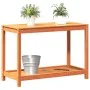 Mesa de plantación y estante madera maciza marrón 108x50x75 cm de , Soportes para macetas - Ref: Foro24-844632, Precio: 76,23...