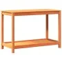 Mesa de plantación y estante madera maciza marrón 108x50x75 cm de , Soportes para macetas - Ref: Foro24-844632, Precio: 76,23...