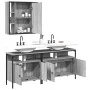 Set de muebles de baño 3 pzas madera contrachapada gris sonoma de , Muebles de baño - Ref: Foro24-3214728, Precio: 183,64 €, ...