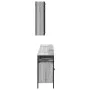 Set de muebles de baño 3 pzas madera contrachapada gris sonoma de , Muebles de baño - Ref: Foro24-3214728, Precio: 183,64 €, ...