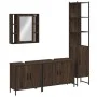 Badezimmermöbel-Set 4-teilig aus eichenbraunem Sperrholz von , Badezimmermöbel - Ref: Foro24-3214754, Preis: 267,59 €, Rabatt: %