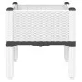 Pflanzgefäß aus weißem PP mit Beinen 40x40x42 cm von , Töpfe und Pflanzgefäße - Ref: Foro24-367889, Preis: 36,07 €, Rabatt: %