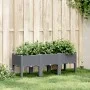 Pflanzgefäß mit grauen PP-Beinen 120x40x42 cm von , Töpfe und Pflanzgefäße - Ref: Foro24-367896, Preis: 75,21 €, Rabatt: %