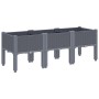 Pflanzgefäß mit grauen PP-Beinen 120x40x42 cm von , Töpfe und Pflanzgefäße - Ref: Foro24-367896, Preis: 83,50 €, Rabatt: %
