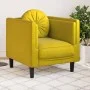 Sillón con cojín terciopelo amarillo de , Sofás - Ref: Foro24-372628, Precio: 157,12 €, Descuento: %