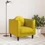 Sillón con cojín terciopelo amarillo de , Sofás - Ref: Foro24-372628, Precio: 157,12 €, Descuento: %