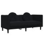 2 seater black velvet sofa with cushions by , Sofas - Ref: Foro24-372637, Price: 241,52 €, Discount: %
