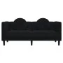 2 seater black velvet sofa with cushions by , Sofas - Ref: Foro24-372637, Price: 235,50 €, Discount: %