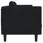 2 seater black velvet sofa with cushions by , Sofas - Ref: Foro24-372637, Price: 235,50 €, Discount: %