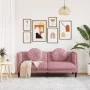 Sofá con cojines 2 plazas terciopelo rosa de , Sofás - Ref: Foro24-372635, Precio: 237,56 €, Descuento: %