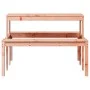 Mesa de pícnic madera maciza Douglas 110x134x75 cm de , Mesas de jardín - Ref: Foro24-832560, Precio: 90,25 €, Descuento: %