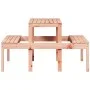 Mesa de pícnic madera maciza Douglas 110x134x75 cm de , Mesas de jardín - Ref: Foro24-832560, Precio: 90,25 €, Descuento: %