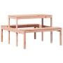 Douglas Massivholz-Picknicktisch 110x134x75 cm von , Gartentische - Ref: Foro24-832560, Preis: 91,10 €, Rabatt: %