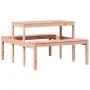 Mesa de pícnic madera maciza Douglas 110x134x75 cm de , Mesas de jardín - Ref: Foro24-832560, Precio: 90,25 €, Descuento: %