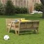 Children's picnic table impregnated pine wood 88x122x58 cm by , Garden tables - Ref: Foro24-832605, Price: 126,55 €, Discount: %