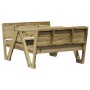 Kinder-Picknicktisch aus imprägniertem Kiefernholz 88x122x58 cm von , Gartentische - Ref: Foro24-832605, Preis: 155,97 €, Rab...