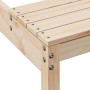 Picknicktisch aus massivem Kiefernholz, 160 x 134 x 75 cm von , Gartentische - Ref: Foro24-832562, Preis: 155,23 €, Rabatt: %