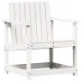Garden chair solid white pine wood 62x56x77 cm by , Modular outdoor sofas - Ref: Foro24-832626, Price: 54,38 €, Discount: %