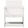 Gartenstuhl aus massivem weißem Kiefernholz 62x56x77 cm von , Modulare Sofas für den Außenbereich - Ref: Foro24-832626, Preis...
