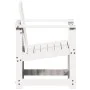 Silla de jardín madera maciza de pino blanco 62x56x77 cm de , Sofás modulares de exterior - Ref: Foro24-832626, Precio: 54,38...