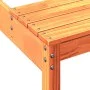 Mesa de pícnic madera maciza de pino marrón cera 110x134x75 cm de , Mesas de jardín - Ref: Foro24-844647, Precio: 101,95 €, D...