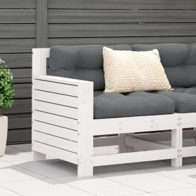 Garden sofa with white pine wood armrests 69x62x70.5cm by , Outdoor sofas - Ref: Foro24-844884, Price: 70,80 €, Discount: %