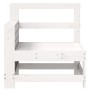 Sofá de jardín con reposabrazos madera pino blanco 69x62x70,5cm de , Sofás de exterior - Ref: Foro24-844884, Precio: 70,80 €,...