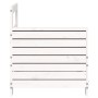 Sofá de jardín con reposabrazos madera pino blanco 69x62x70,5cm de , Sofás de exterior - Ref: Foro24-844884, Precio: 70,80 €,...