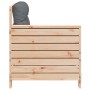 Gartensofa mit Armlehnen und Kissen aus massivem Kiefernholz von , Outdoor-Sofas - Ref: Foro24-844920, Preis: 92,03 €, Rabatt: %