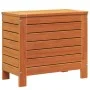 Gartenhocker aus Kiefernholz, braun gewachst, 62x31,5x52 cm. von , Modulare Sofas für den Außenbereich - Ref: Foro24-844890, ...
